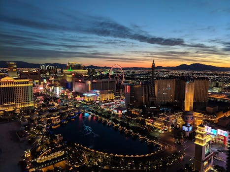 Las Vegas Skyline at Dusk