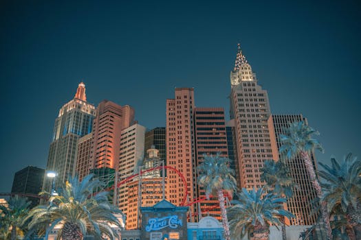 modern Las Vegas skyline