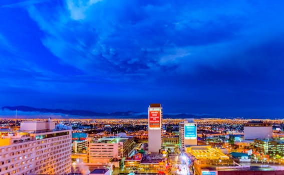 Modern Las Vegas skyline