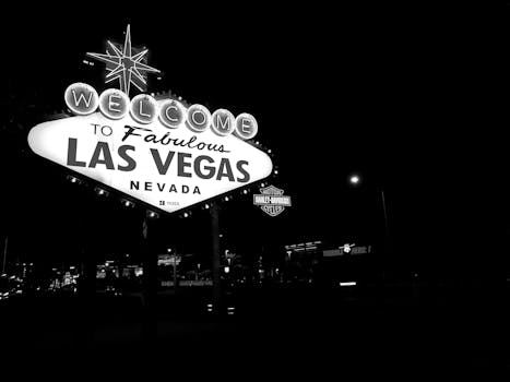 Rare vintage photograph from Las Vegas