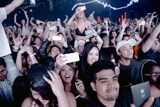 group of performers on stage in Las Vegas